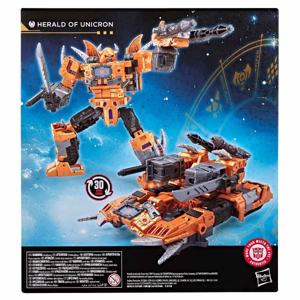 Transformers - Herald of Unicron Leader Class Action Figure - Packshot 4