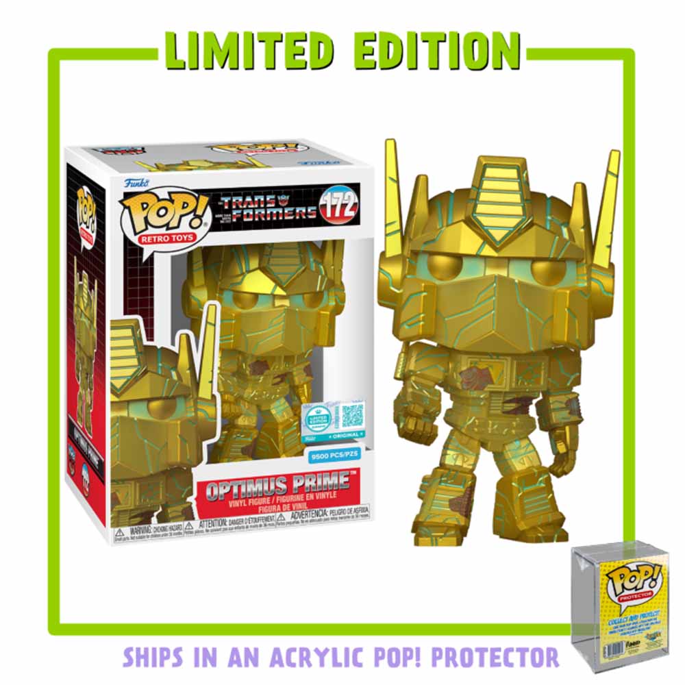 Transformers - Optimus Prime Gold Pop! Vinyl Figure (Supreme Limited Edition) - Packshot 3