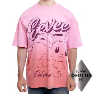 Pokemon - Eevee Line Art Oversized T-Shirt