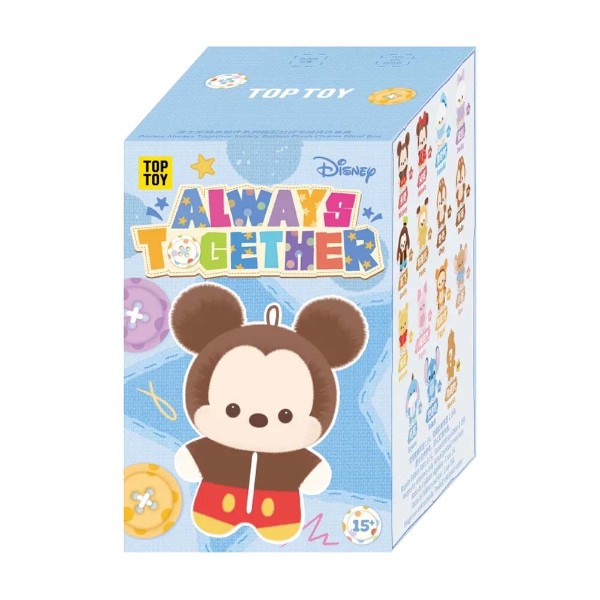 Disney - Mickey & Friends - Always Together Series Button Plush Charm Blind Box (Single Box) - Packshot 1