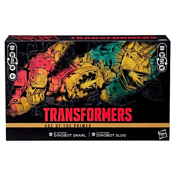 Transformers - Age Of The Primes: G2 Universe Dinobot Slug and G2 Universe Dinobot Snarl Figure