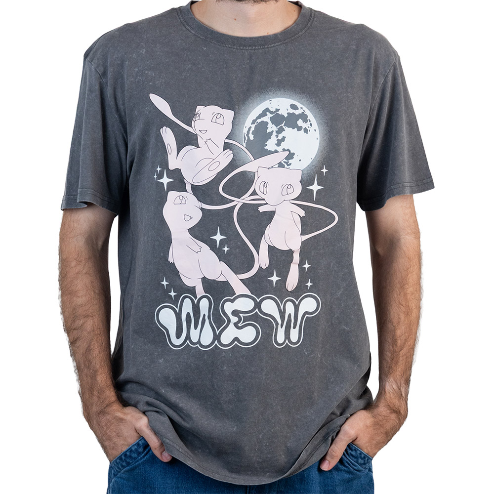 Pokemon - Mew & Moon T-Shirt - Packshot 1