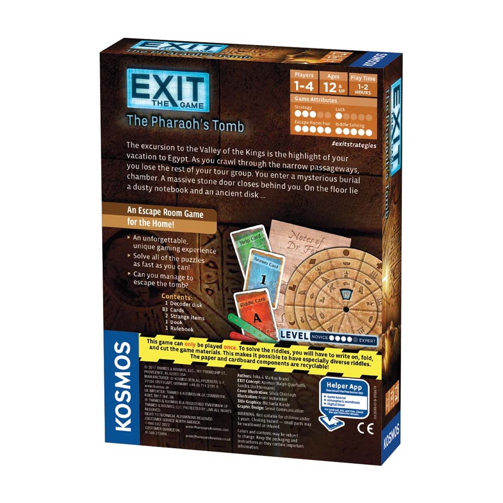 Exit the Game - The Pharaoh's Tomb - Packshot 3