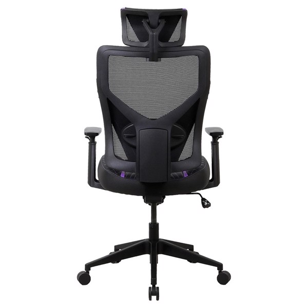 OneX GE300 Breathable Ergonomic Gaming Chair - Black/Violet - Packshot 4