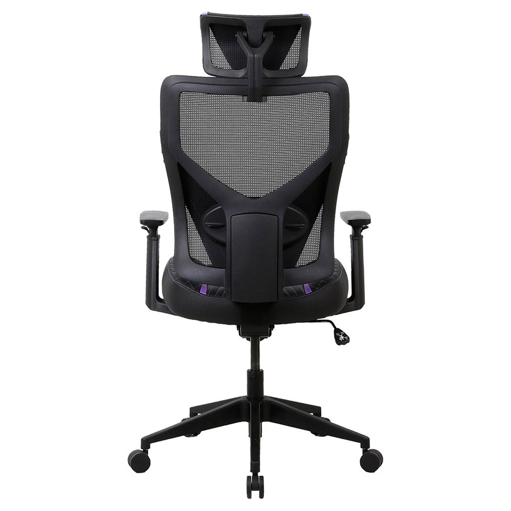 OneX GE300 Breathable Ergonomic Gaming Chair - Black/Violet - Packshot 4