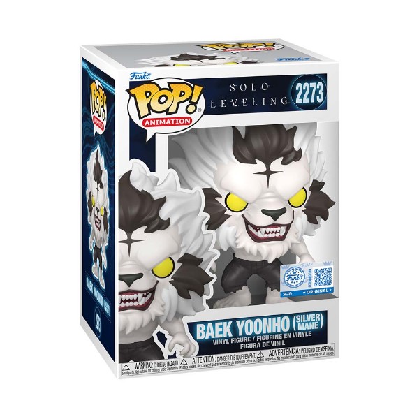 Solo Leveling - Baek Yoonho (Silver Mane) Pop! Vinyl Figure - Packshot 2