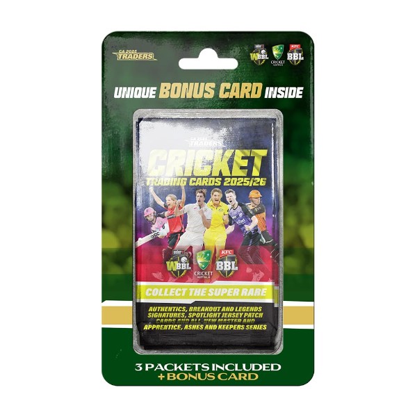 CA Traders - TC - LUXE 2025 - 2026 Cricket Hobby Starter Pack - Packshot 1
