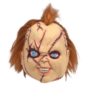Child's Play - Chucky Stitched-Up 3/4 Mask - Adult