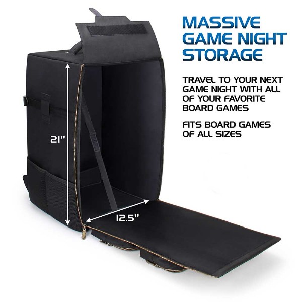Enhance - Board Game Backpack - Black - Packshot 3