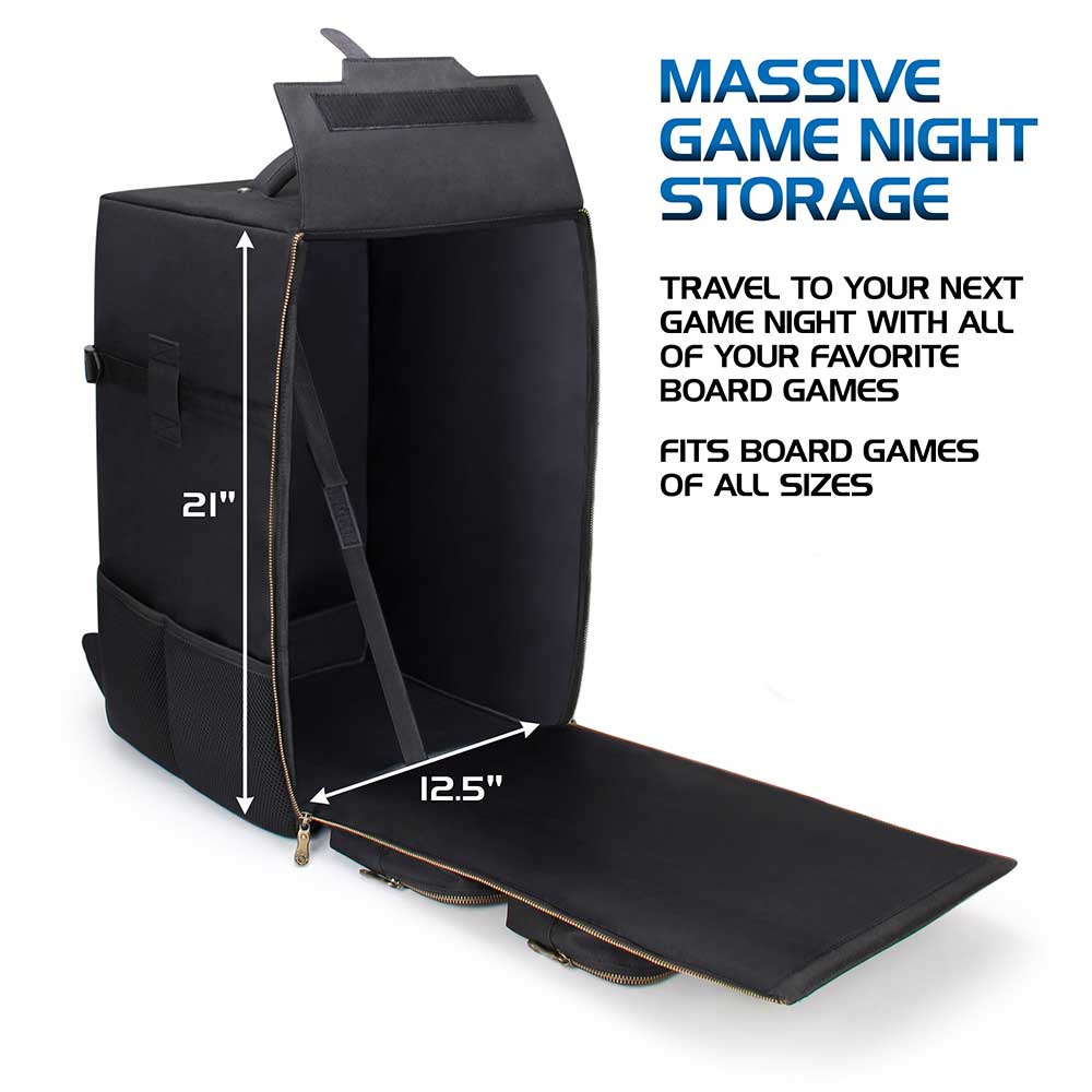 Enhance - Board Game Backpack - Black - Packshot 3