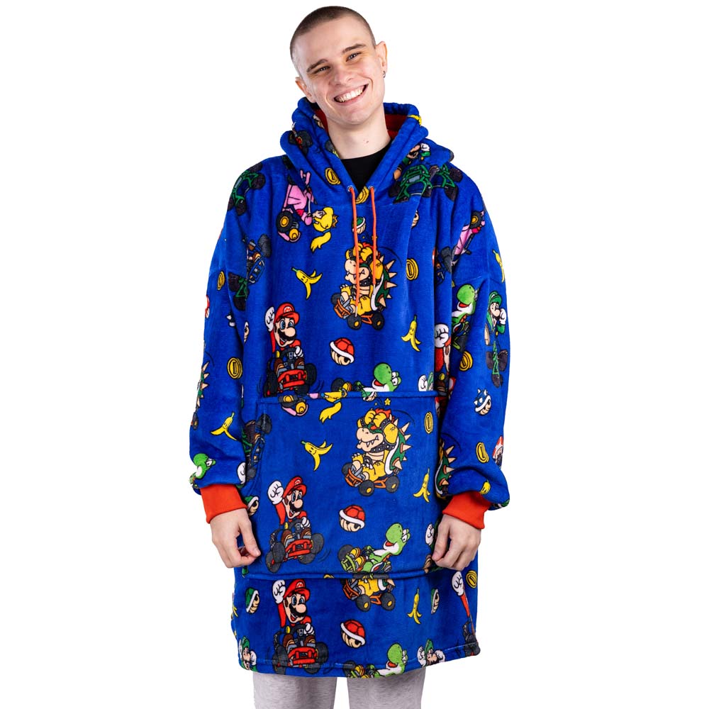 Nintendo - Mario Kart Character Oversized Blanket Hoodie - Packshot 2