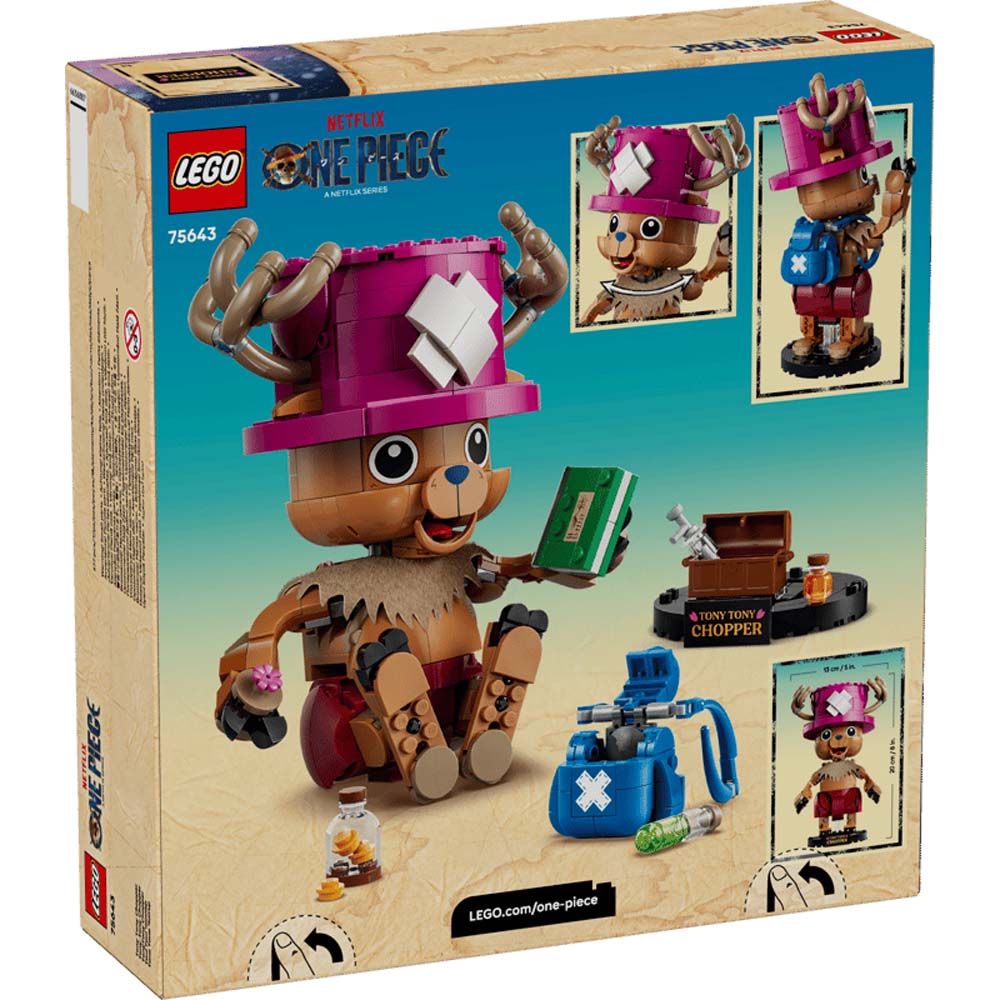 Netflix - One Piece - LEGO Tony Tony Chopper #75643 - Packshot 6