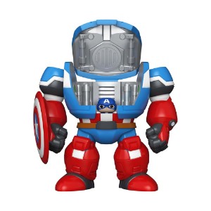 Marvel - What If...? Captain America Mech with Captain America Bitty Pop! Bot Vinyl Figure