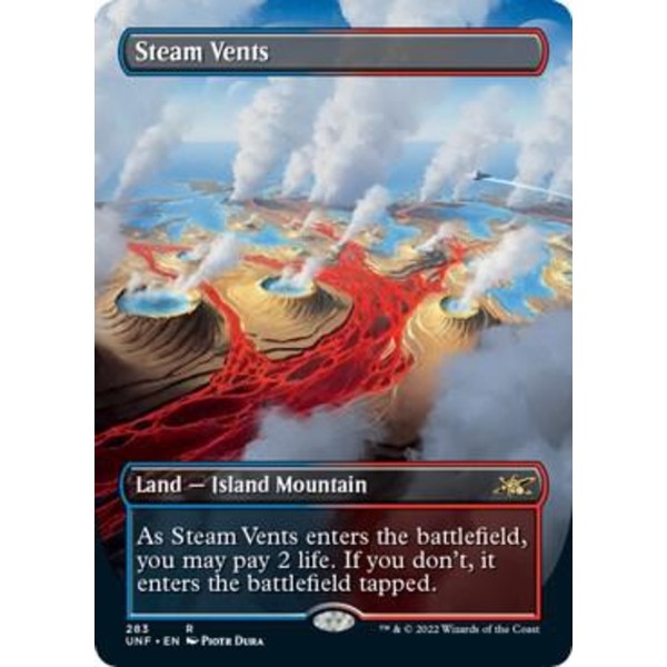 Magic: The Gathering - TCG - Unfinity - Steam Vents (Borderless