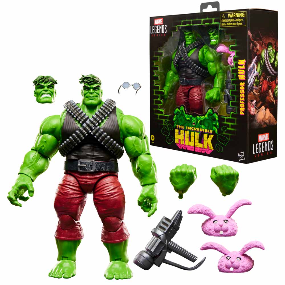 Marvel – Hulk - Professor Hulk Marvel Legends Deluxe Action Figure - Packshot 3