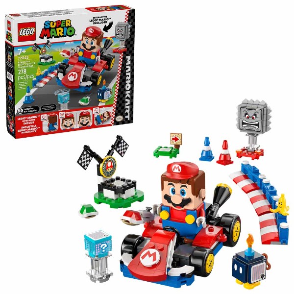Nintendo - LEGO Super Mario Bros - Mario & Standard Kart #72043 - Packshot 1
