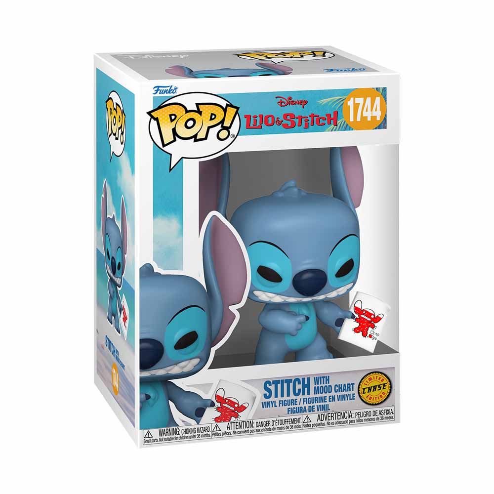 Disney - Lilo & Stitch - Stitch with Mood Chart Pop! Vinyl Figure - Packshot 4