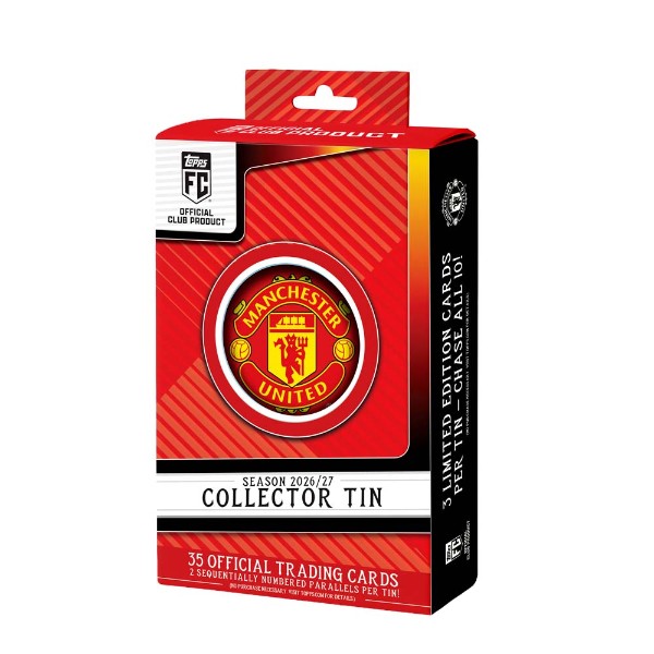 Premier League - TC - Topps Manchester United 2026/27 Collector Tin - Packshot 2