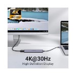 UGREEN 5-in-1 100W USB-C Hub 4K HDMI PD 5GPS Grey - Packshot 1