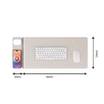 Laser Wireless Charging Desk Mat - Grey - Packshot 4