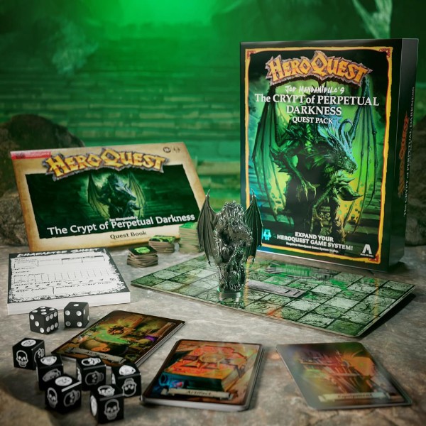 HeroQuest - Joe Manganiello’s The Crypt of Perpetual Darkness Quest Pack Board Game (Expansion) - Packshot 4