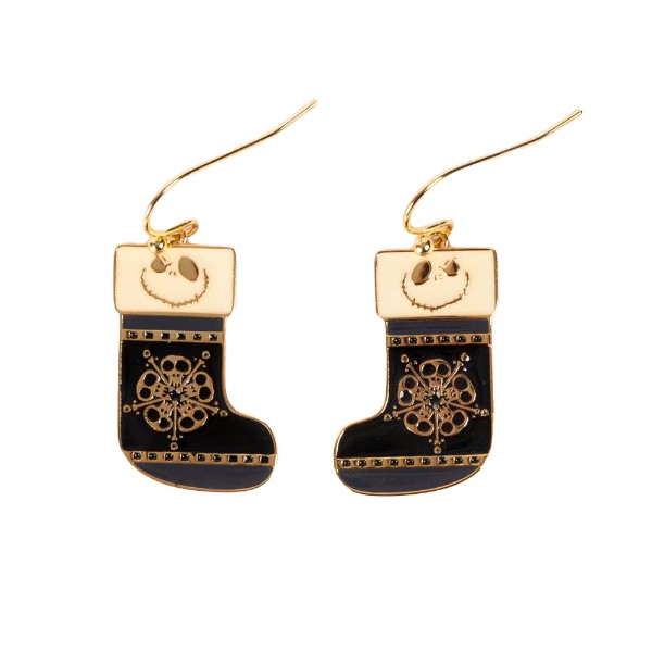 Disney - The Nightmare Before Christmas - Pumpkin King Christmas Stocking Earrings - Packshot 1