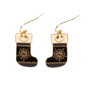 Disney - The Nightmare Before Christmas - Pumpkin King Christmas Stocking Earrings