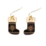 Disney - The Nightmare Before Christmas - Pumpkin King Christmas Stocking Earrings
