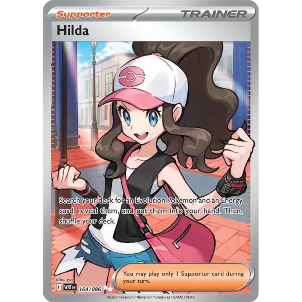 Pokemon - TCG - SV: White Flare - Hilda Holofoil 164/086 - NM/M - Toys ...