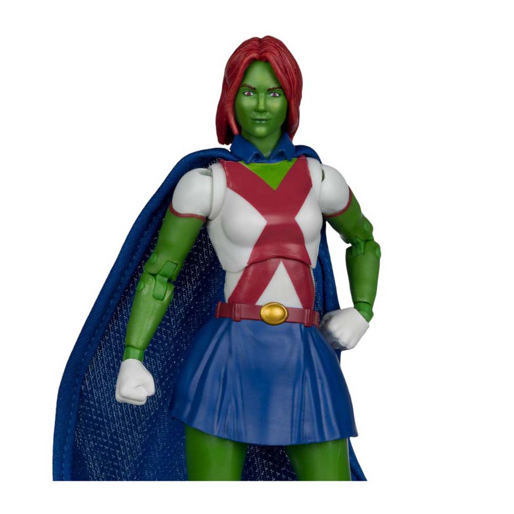 DC Comics - Teen Titans - Miss Martian (Teen Titans #41) Red Platinum Edition Page Punchers 7" Action Figure with Comic Book - Packshot 4
