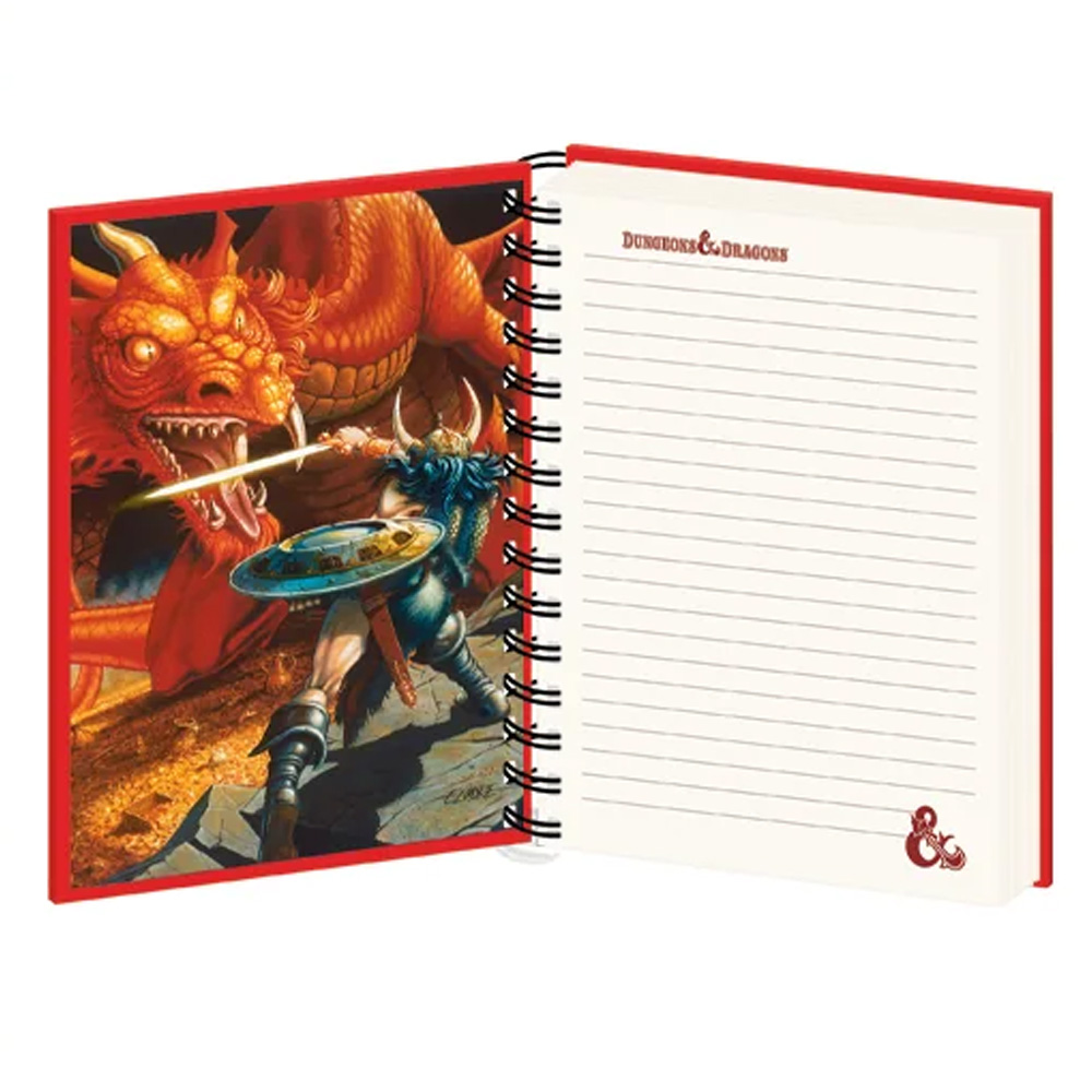 Dungeons & Dragons Basic Rules A5 Spiral Notebook Toys and