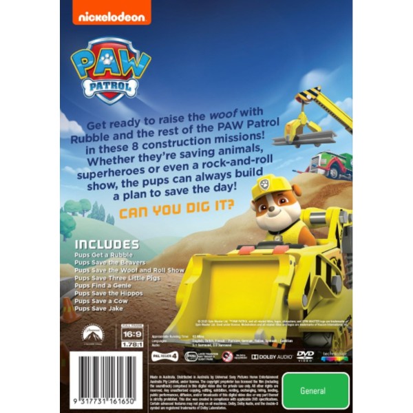 Paw Patrol: Rubble on the Double! - Packshot 2