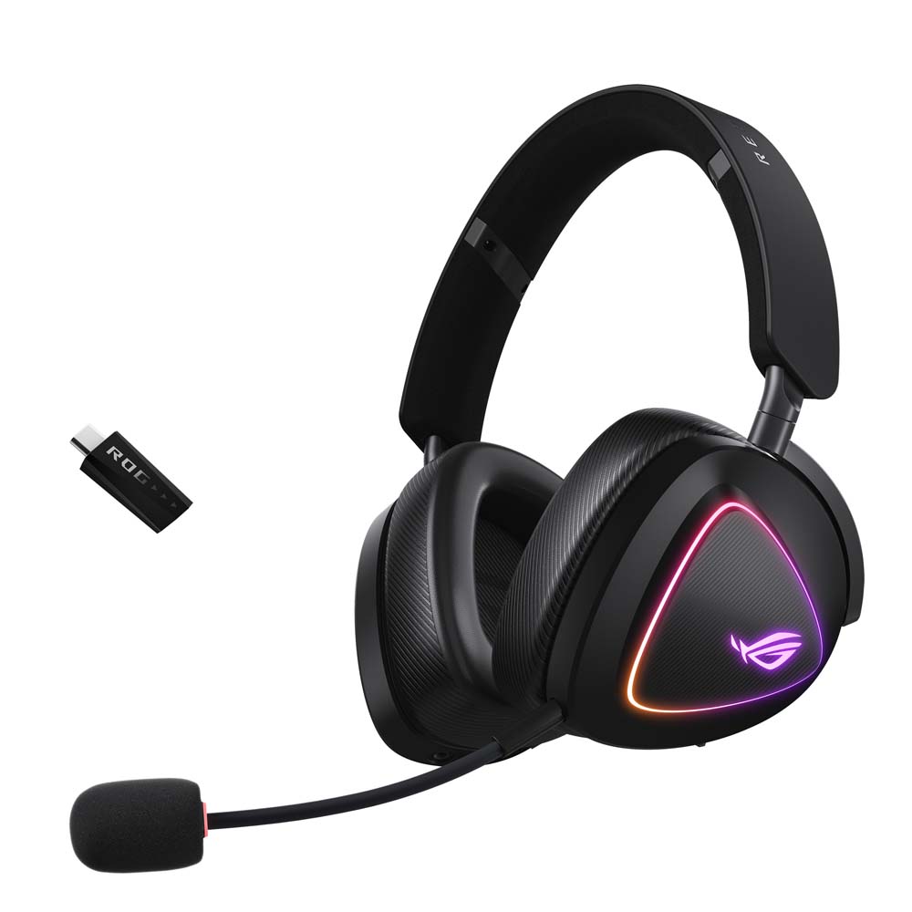 ASUS ROG - Delta II Wireless Gaming Headset - Black - Packshot 6