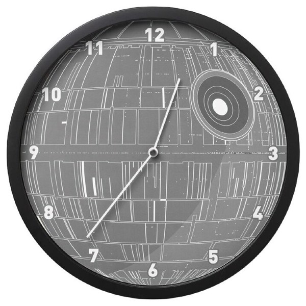 Star Wars Death Star Glow Wall Clock Toys and Collectibles