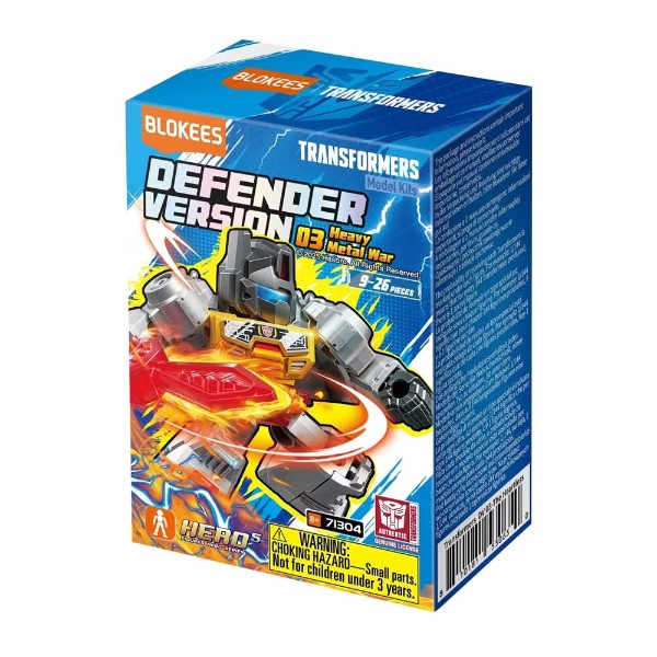 Transformers - Blokees Defender Version 03 Heavy Metal War Model Kit (Single Box) - Packshot 1