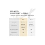 UGreen 8K DisplayPort 1.4 Male to Male Cable 3M Black - Packshot 3