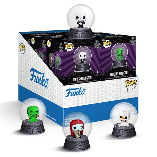 Disney - The Nightmare Before Christmas - Mini Pop! Snow Globes Vinyl Figure (Assorted) - Packshot 1
