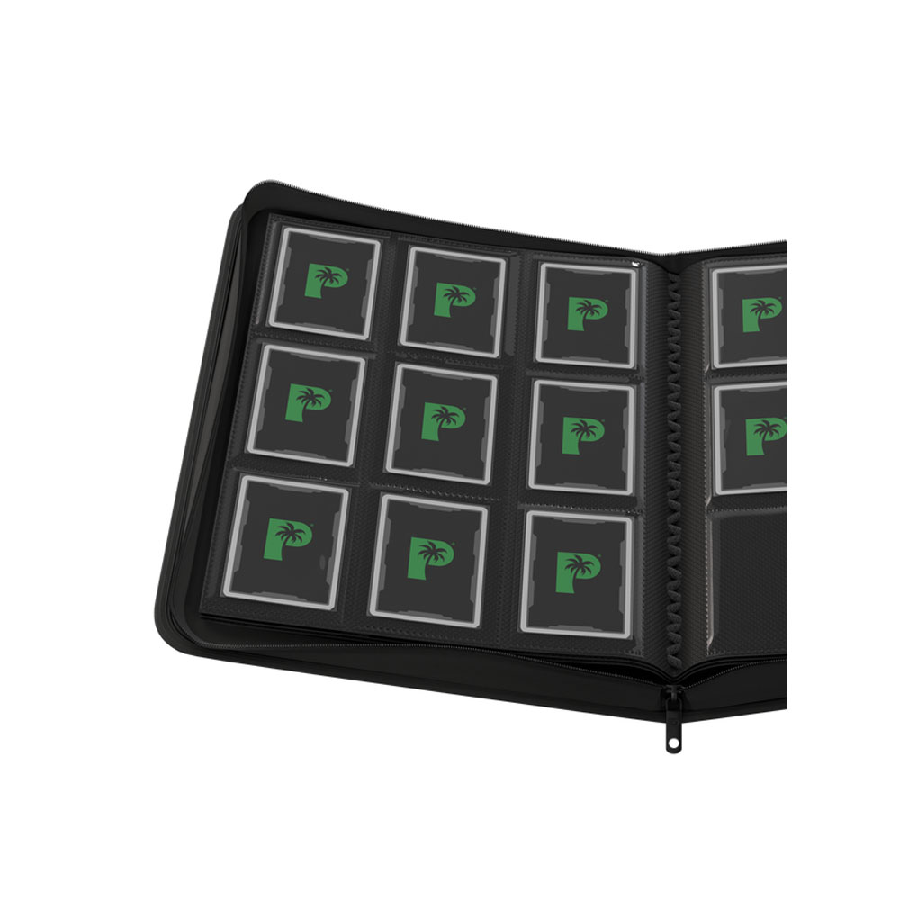 Palms Off Gaming - Collector's Series 9 Pocket Zip Trading Card Binder - Black - Packshot 2