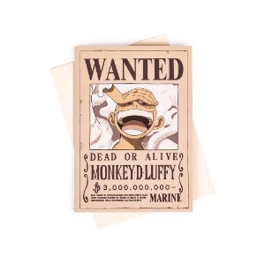One Piece - Wanted Dead or Alive Greetings Card