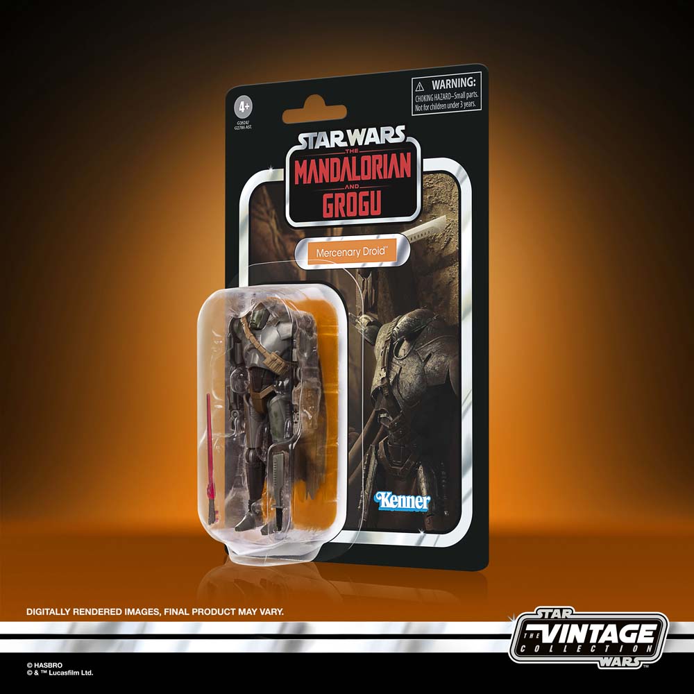 The Mandalorian and Grogu - The Vintage Collection - Mercenary Droid Action Figure - Packshot 4