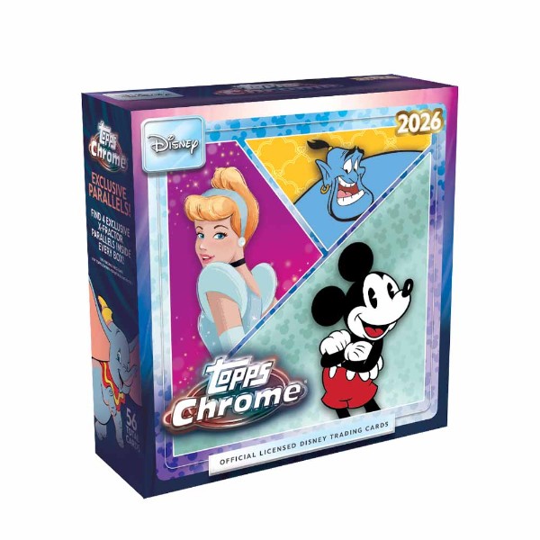 Disney – TC – Topps Chrome 2026 Mega Box - Packshot 1
