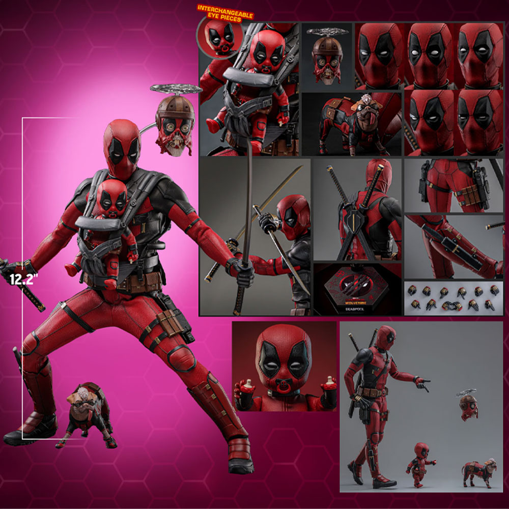 Marvel - Deadpool & Wolverine - Deadpool 1/6 Scale Action Figure - Packshot 6