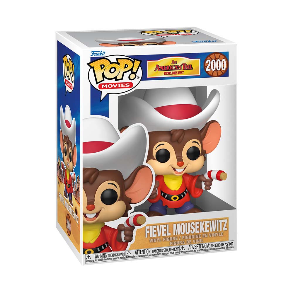 An American Tail: Fievel Goes West - Fievel Mousekewitz Pop! Vinyl Figure - Packshot 2