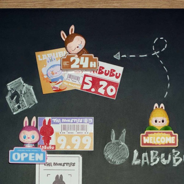 POP MART - The Monsters Wacky Mart Series Fridge Magnet Blind Box