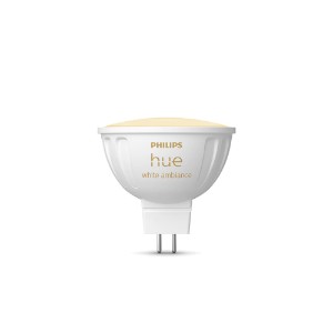 Philips - Hue White Ambiance MR16 Smart Spotlight