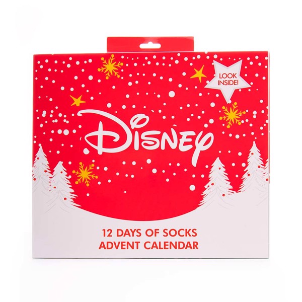 Disney 12 Days Of Socks Advent Calendar Clothing Zing Pop Culture