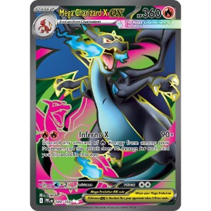 Pokemon - TCG - ME02: Phantasmal Flames - Mega Charizard X ex Holofoil 109/094 - NM/M