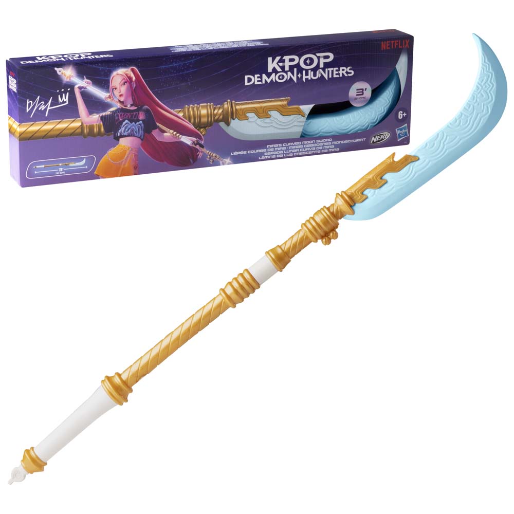 Netflix - KPop Demon Hunters - Mira's Nerf Curved Moon Sword - Packshot 2