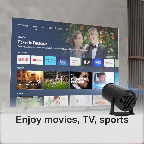 Laser - Multi Angle Smart Android LED Projector - Packshot 4