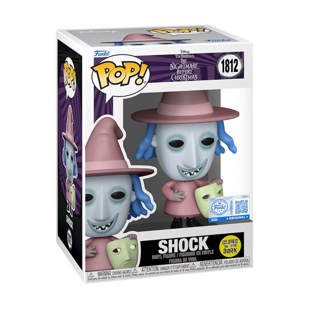 Disney - The Nightmare Before Christmas - Shock (Glow) Pop! Vinyl Figure - Packshot 3
